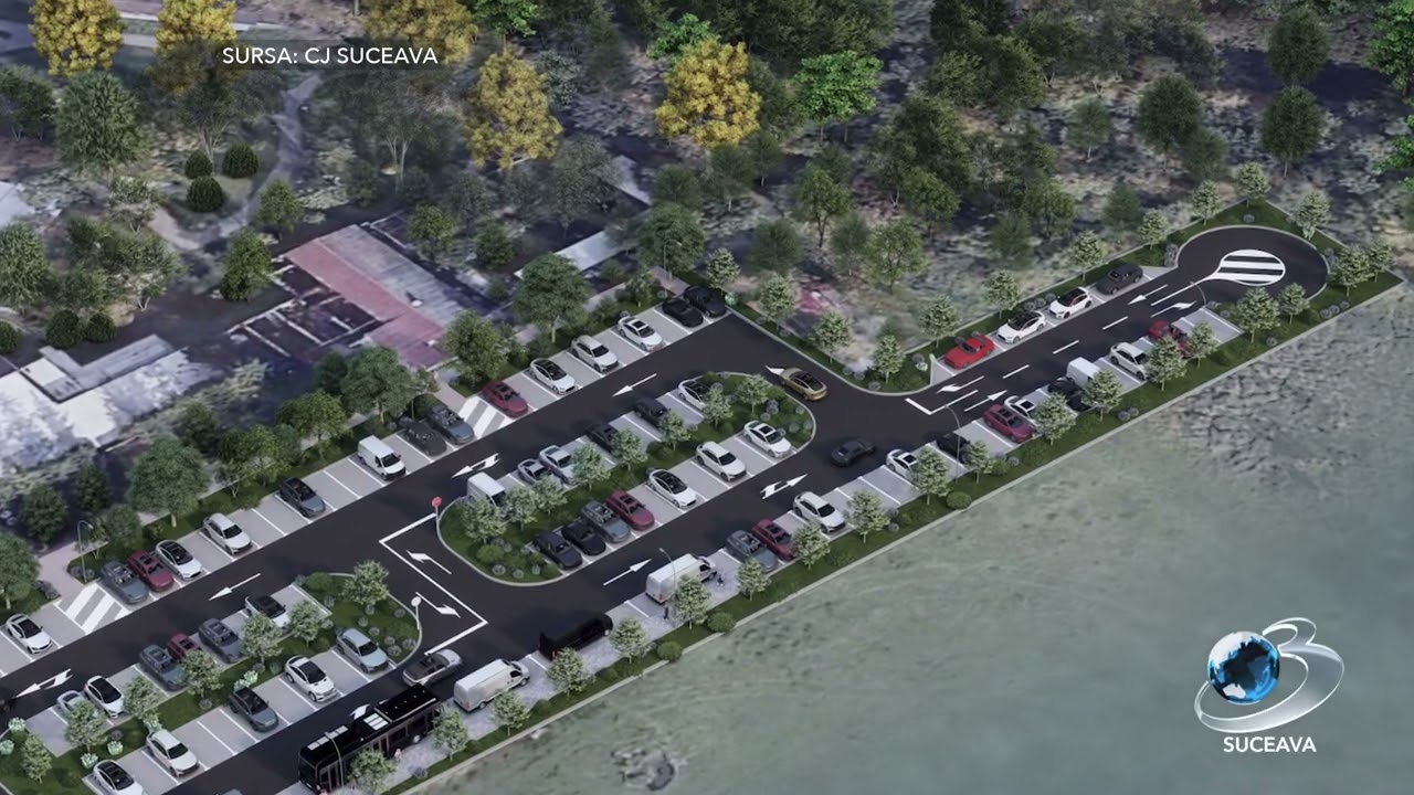 CJ Suceava modernizează parcarea de la Cetate