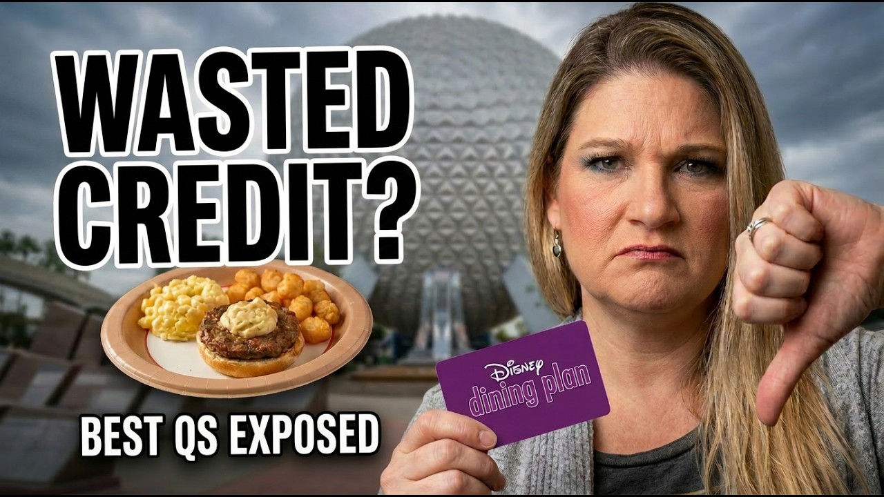 Disney Dining Plan EXPOSED | EPCOT Quick Service