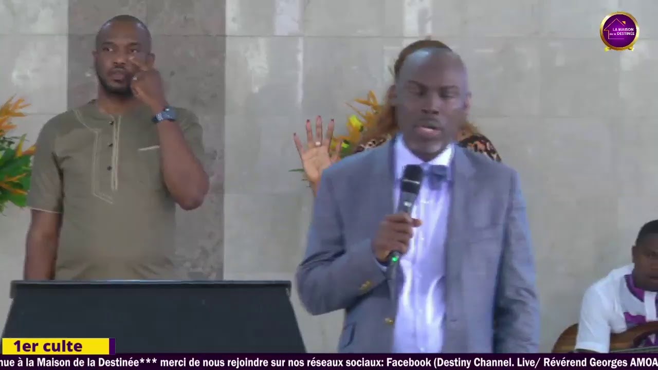 1er Culte_Fleurir dans l'adversité_Pasteur Georges AMOAKO