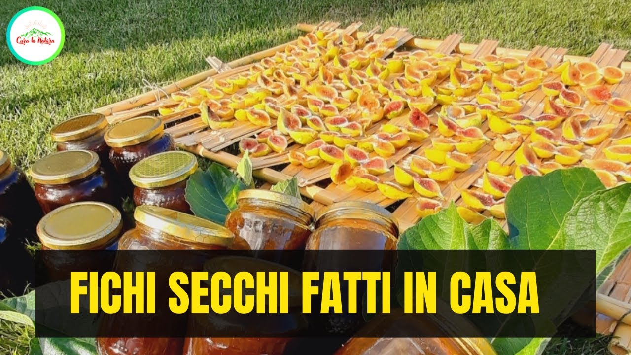 Fichi secchi fatti in casa - Come essiccare i Fichi Al SOLE