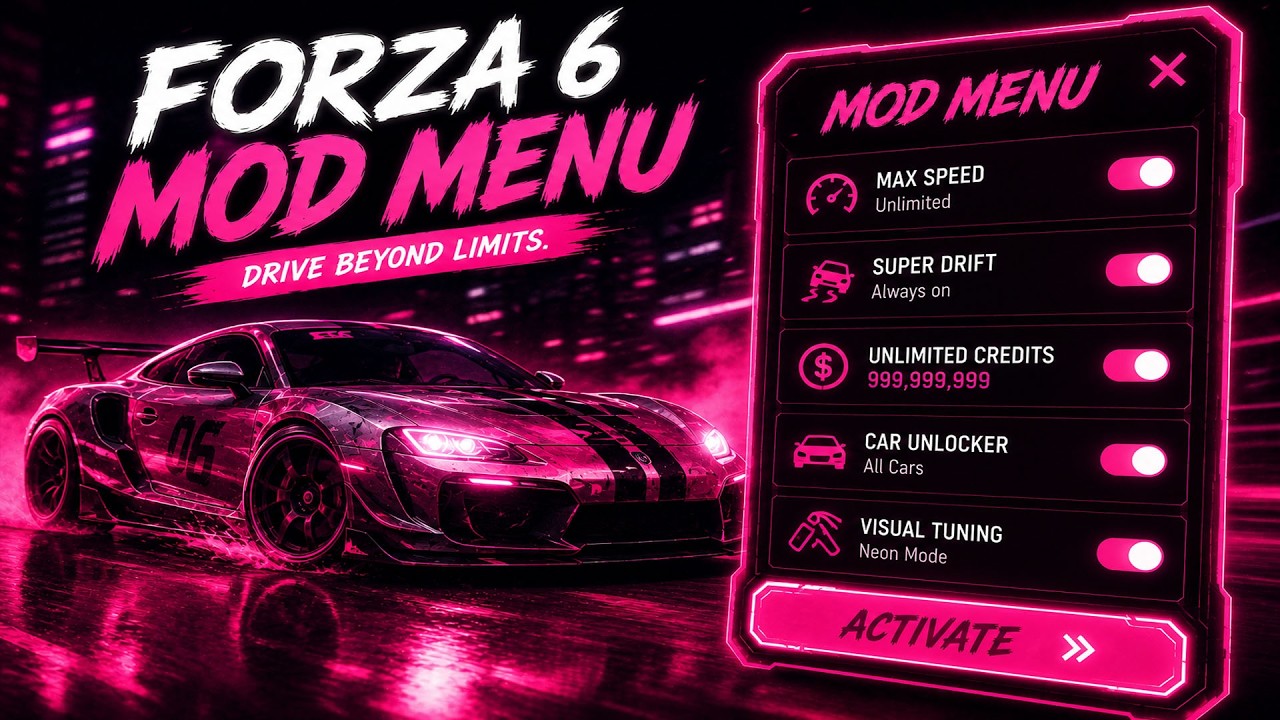 Forza Horizon 6 HACK | Forza 6 Cheat-Menu | FH 6 Mod Menu 2026 | MONEY GLITCH + Unlimited WheelSpins