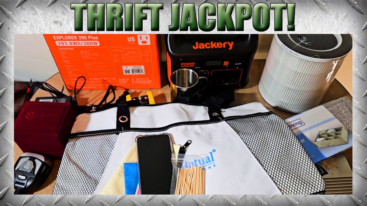 INSANE Prepper Thrift Store Jackpot Finds!