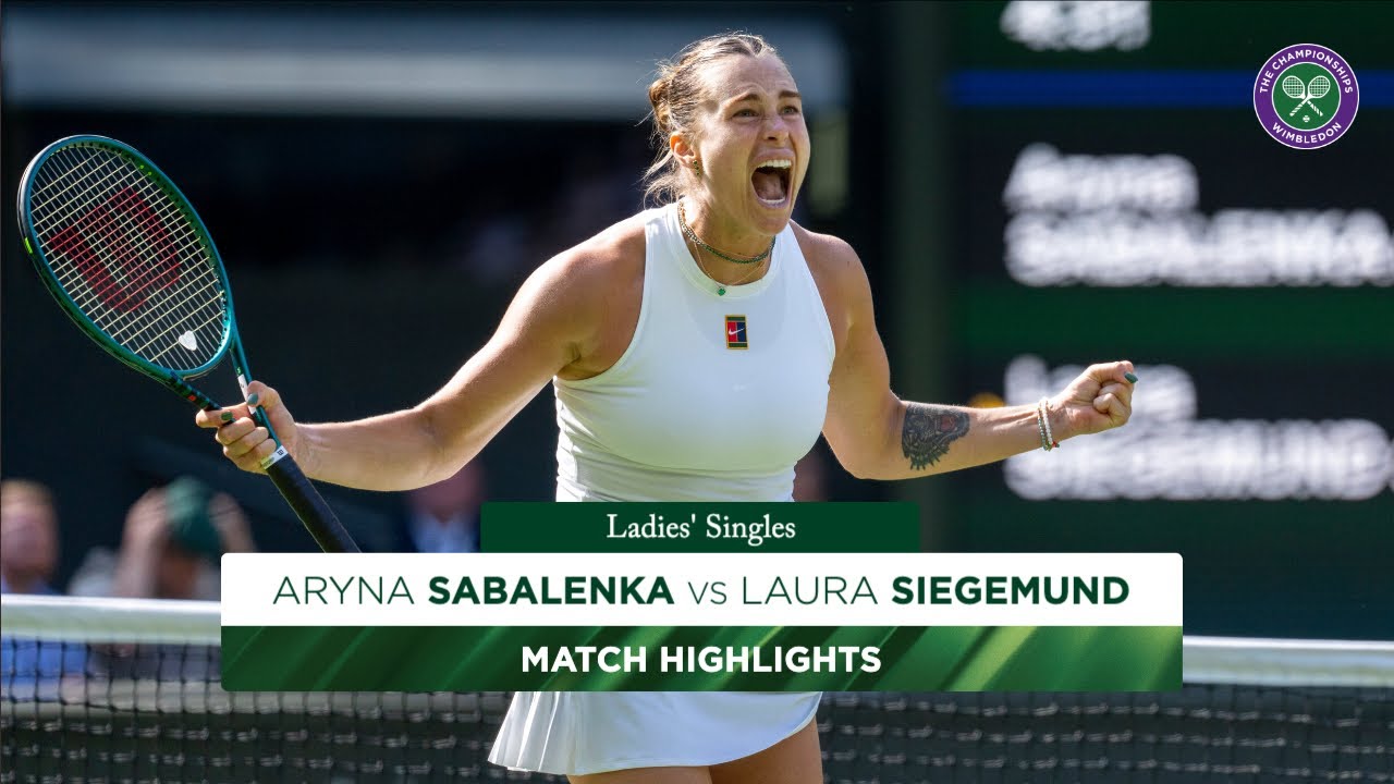 Enthralling comeback! | Aryna Sabalenka vs Laura Siegemund | Highlights | Wimbledon 2025