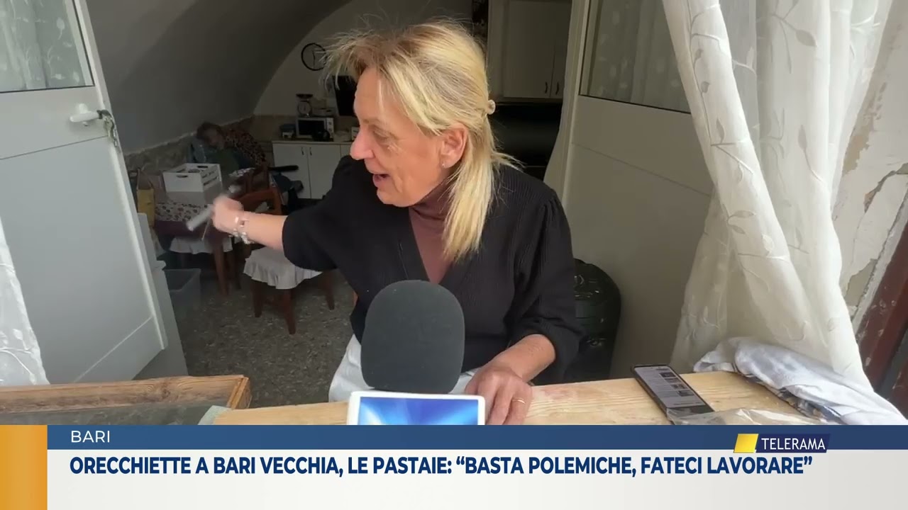 orecchiette a bari vecchia, le pastaie: “basta polemiche, fateci lavorare”
