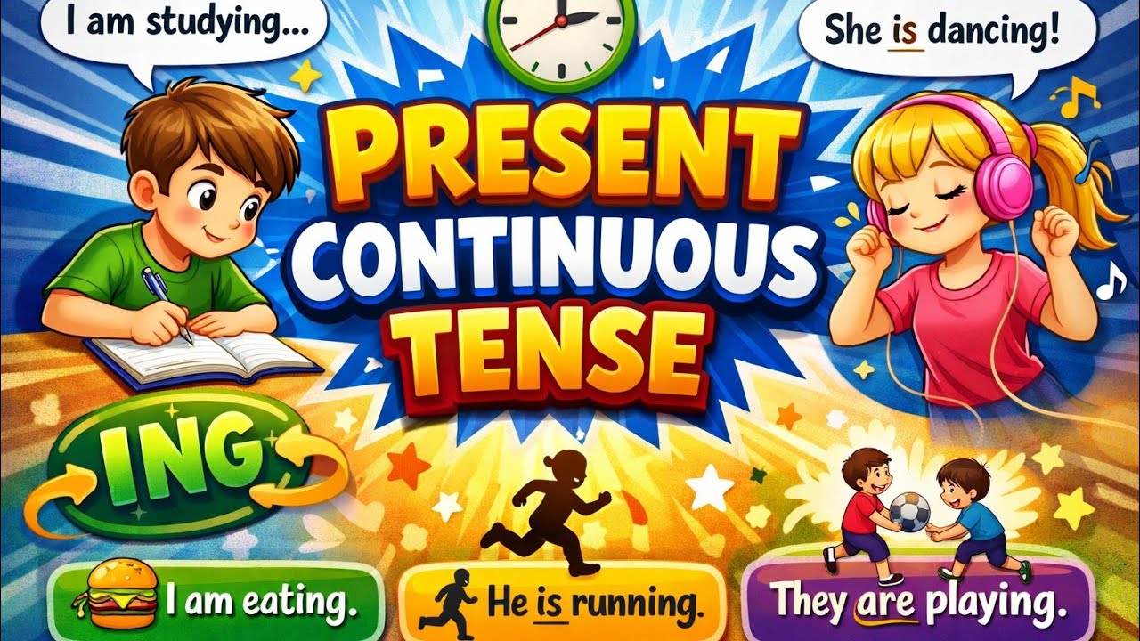 Test Your Tense! ✍️ Present Continuous Tense Hard Level MCQs | Board Exam 2026 Special