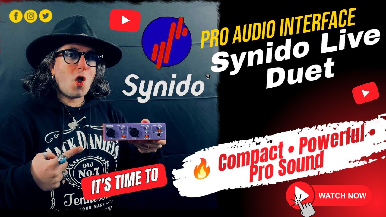 Synido Live Duet – La scheda audio che semplifica recording, live & streaming | TEST COMPLETO