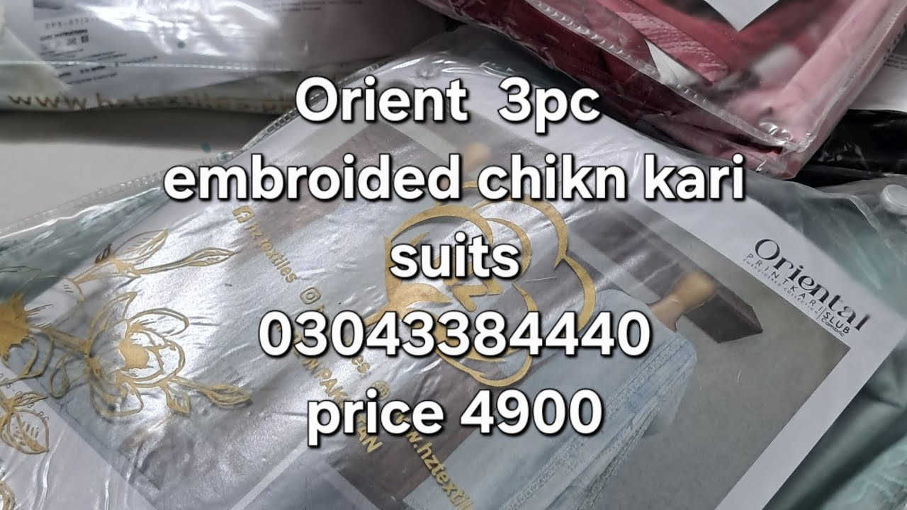 orient 3pc .price 4900...contact 03043384440