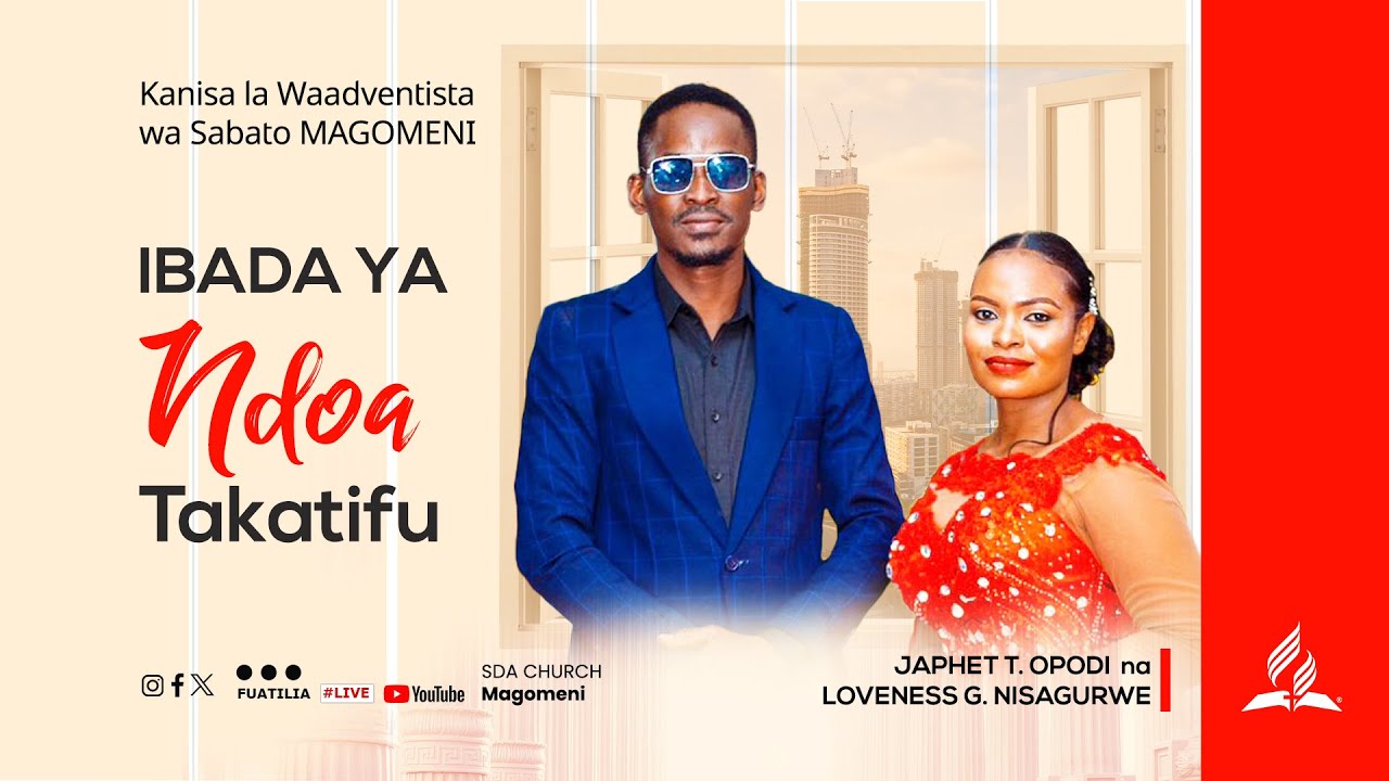 IBADA YA NDOA TAKATIFU KATI YA JAPHET OPODI NA LOVENESS NISAGURWE | SDA CHURCH MAGOMENI | 27.10.2024