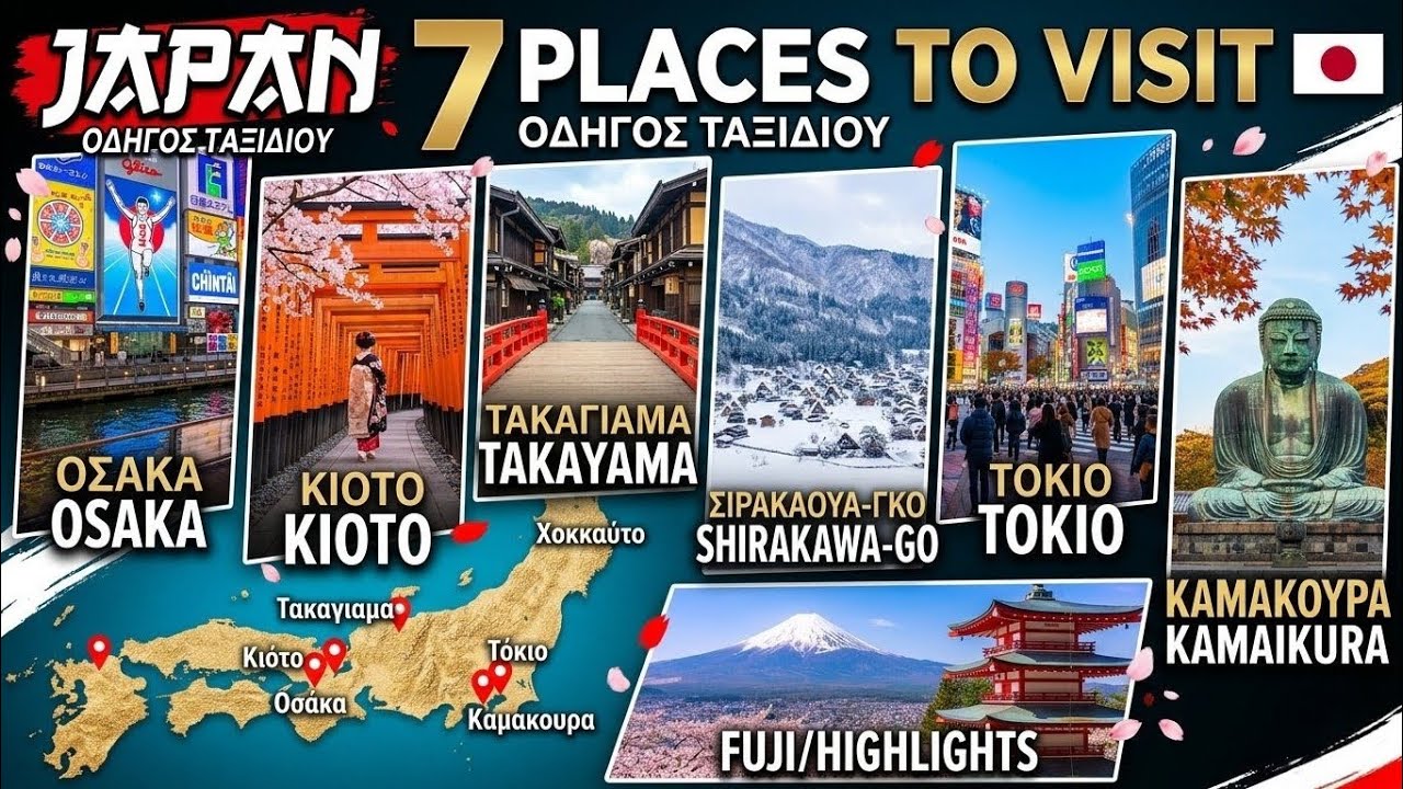 Trip to Japan. 7 Places to visit 