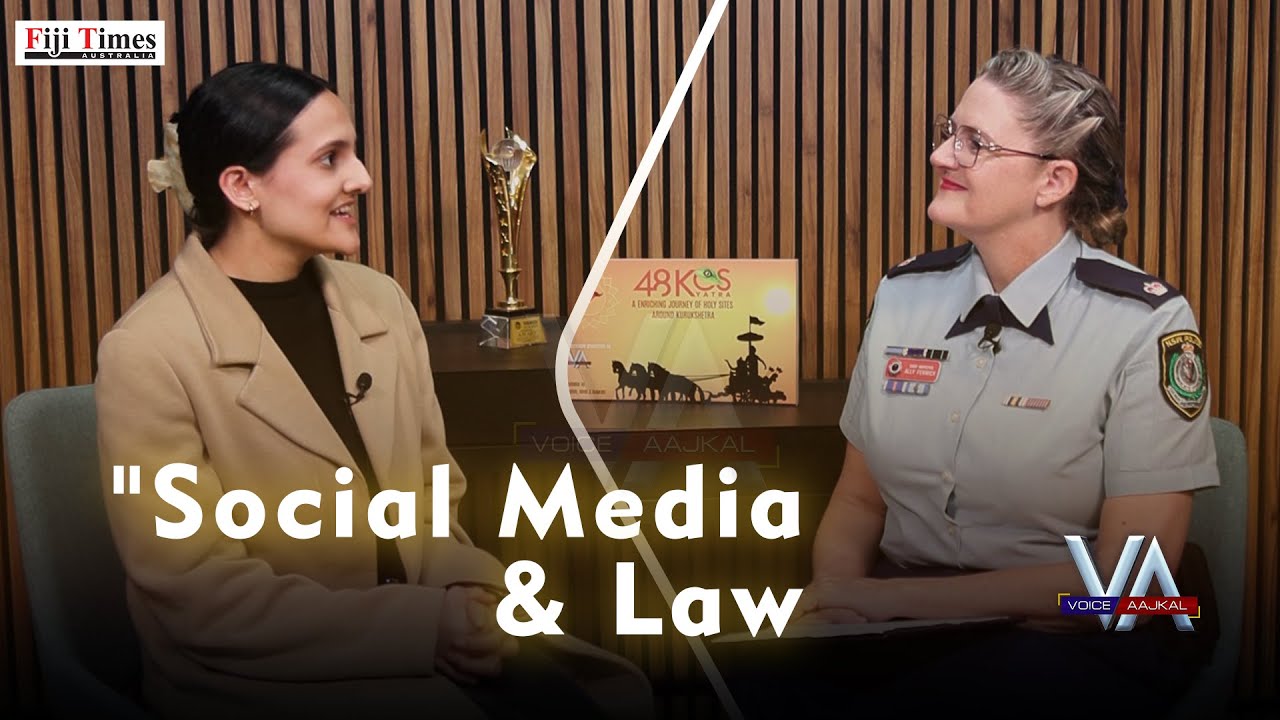 Social Media & Law - ALLYSON FENWICK (Chief Inspector) shares important information Voice Aajkal