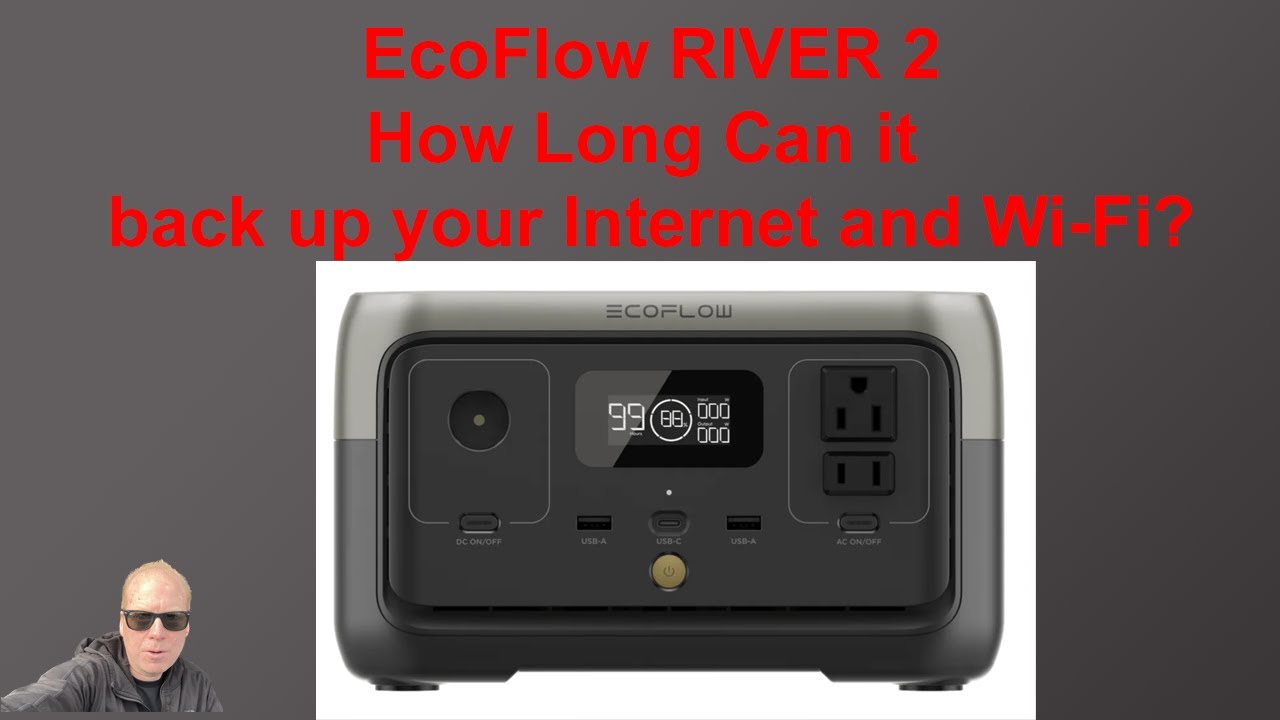 Как долго EcoFlow RIVER 2 может обеспечивать резервное копирование интернет-соединения и Wi-Fi?
