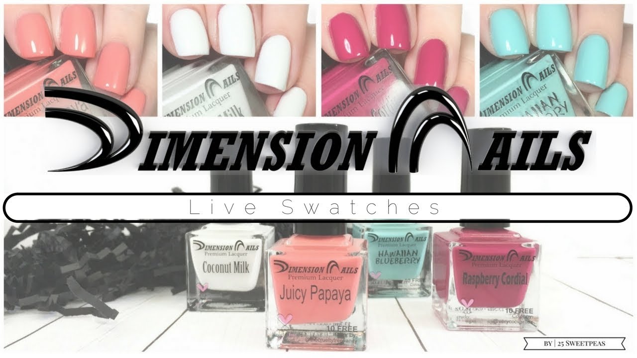 Dimension Nails | Live Swatch + Review
