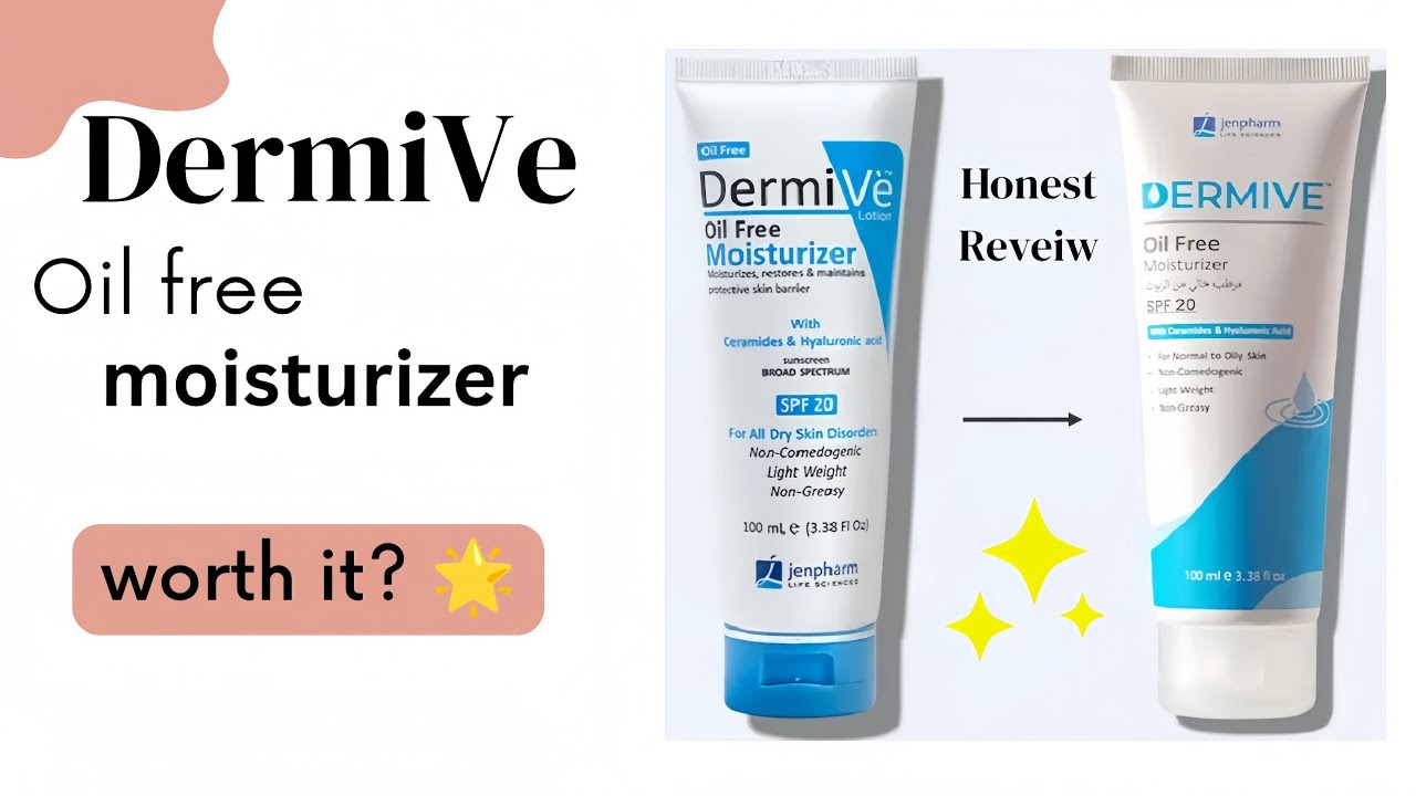 DermiVe Oil-Free Moisturizer | Honest Review for Oily & Acne Skin
