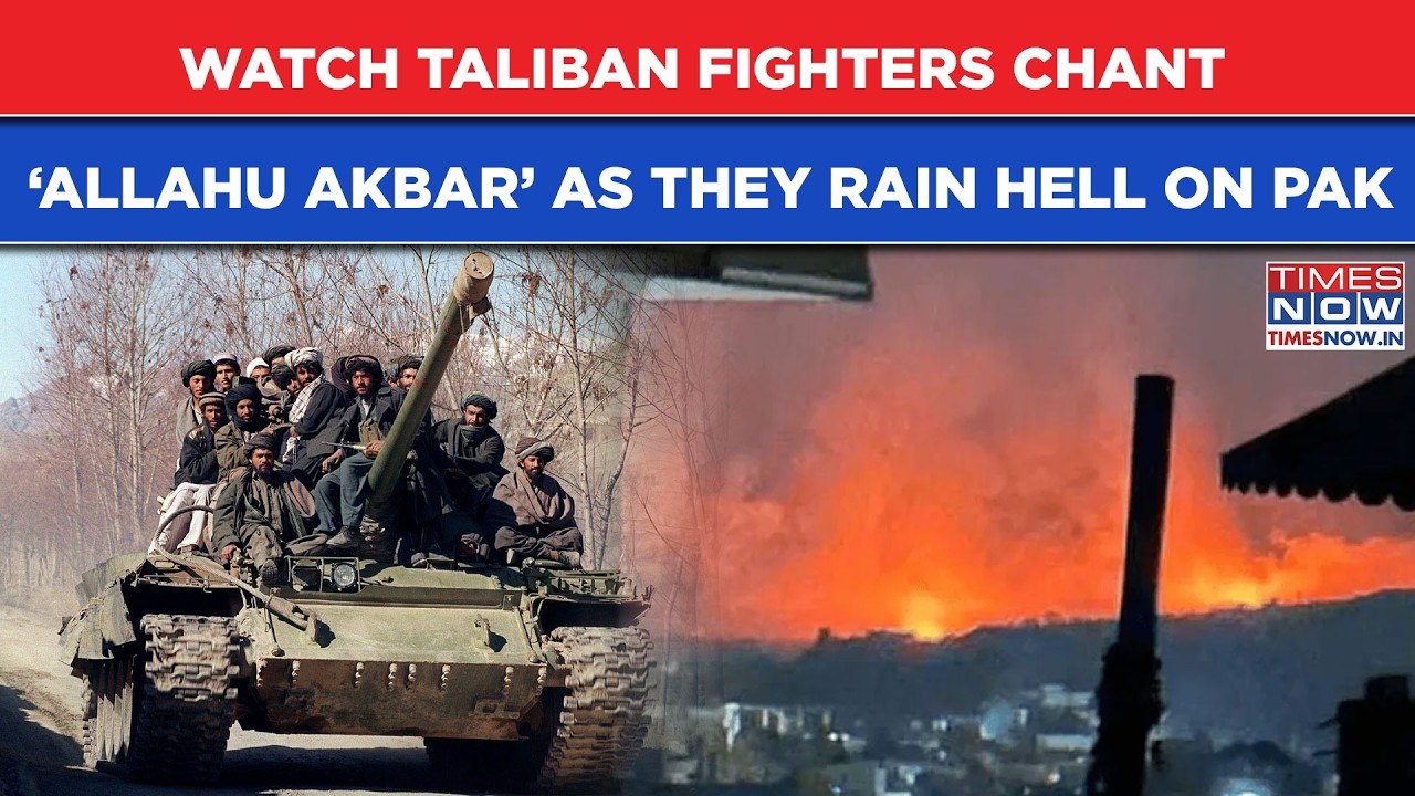 Taliban Fighters Chant 'Allahu Akbar', Then Rain Hell On Munir's Men| Pakistan, Afghanistan Open War