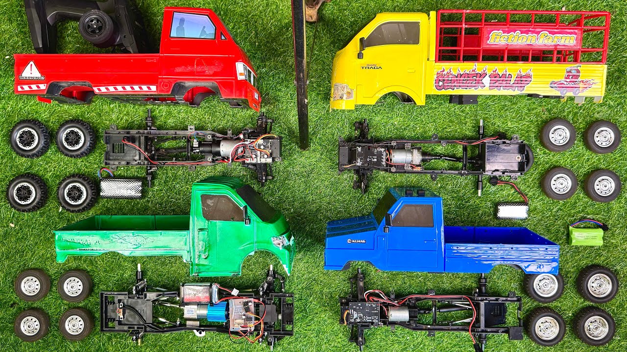 Merakit Mobil Remot Dari Mainan Plastik