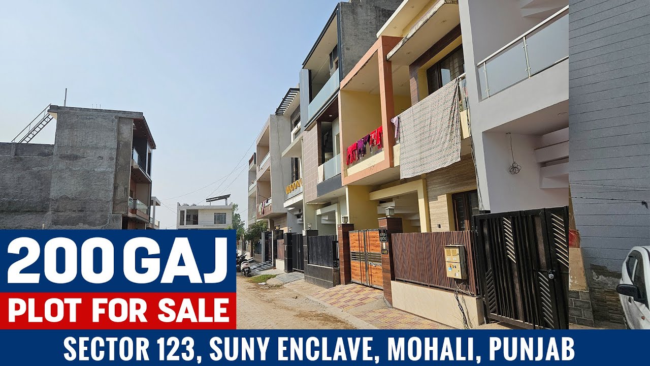 Residential 200 Gaj Plot Sale Sector 123 Sunny Enclave Mohali | Near Chandigarh | Best Price