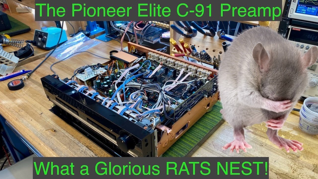 Предусилитель Pioneer Elite C91 — настоящее крысиное гнездо!