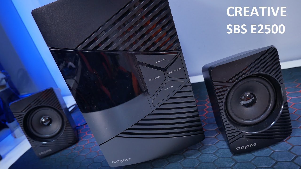 Creative SBS E2500 - Głośniki w systemie 2.1 Radio FM Bluetooth USB 30W RMS w cenie 199 złotych