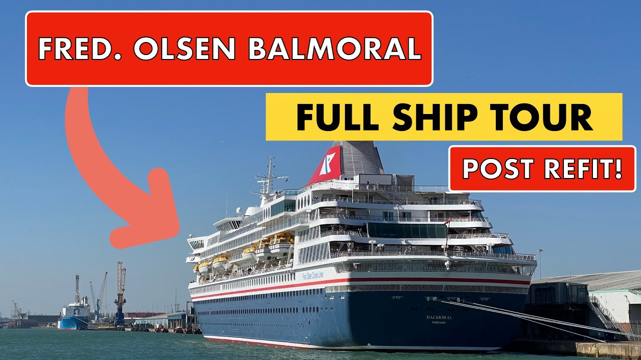 Круизные линии Fred. Olsen Cruise Lines Balmoral: Полная экскурсия по кораблю (после ремонта)