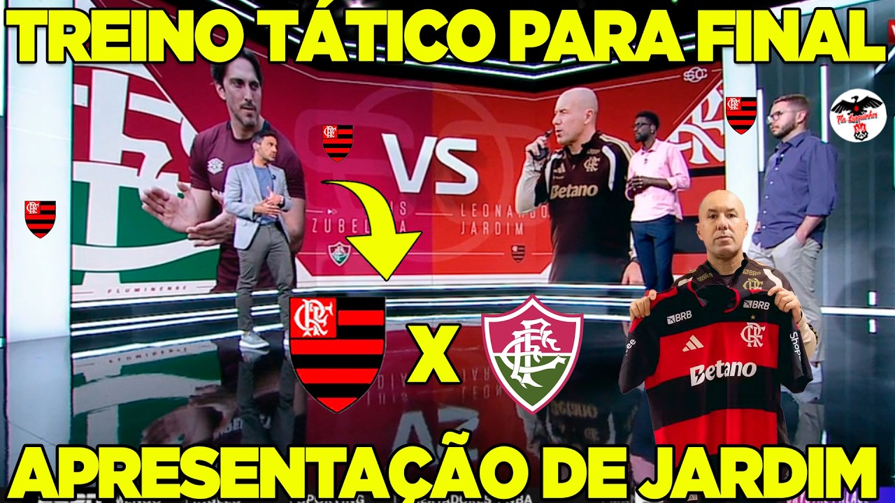 DIA DE APRESENTAÇÃO NO MENGÃO! LEONARDO JARDIM SENDO APRESENTADO NO NINHO! FINAL FLA X FLU