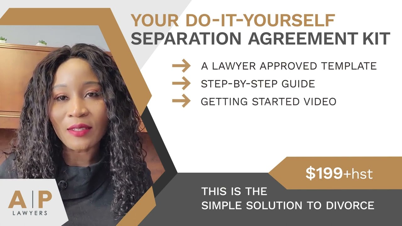 A Do It Yourself Separation Agreement Kit