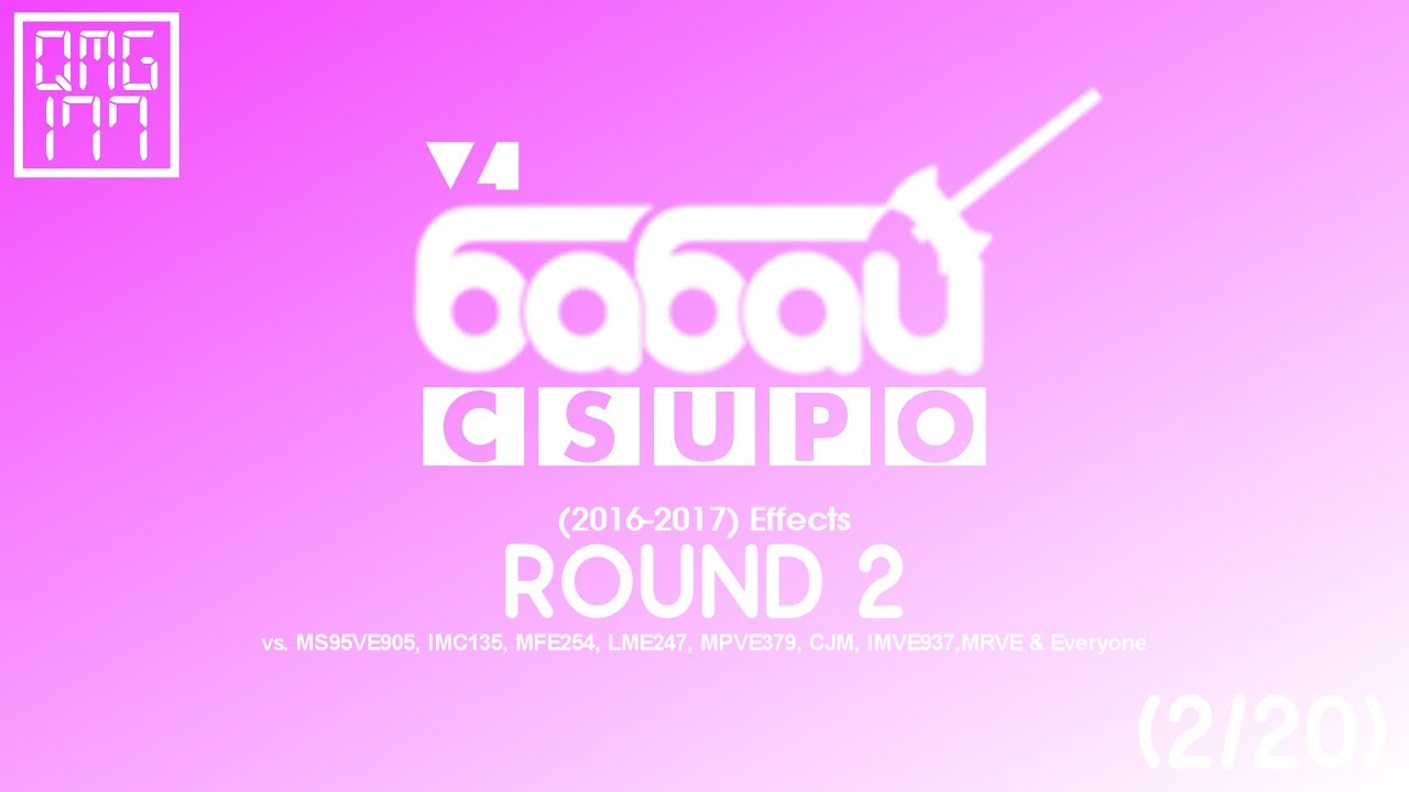 BTV Csupo V4 (2016-17) Effects R2 vs. MS95VE905, IMC135, MFE254, LME247, MPVE379, CJM, IMVE937 & EO