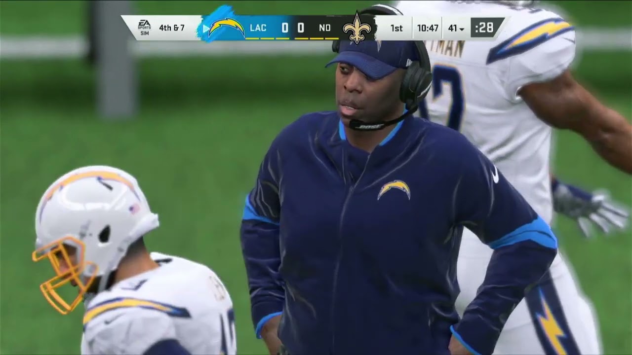 Chargers @ Saints - Madden 20 Simulation Game