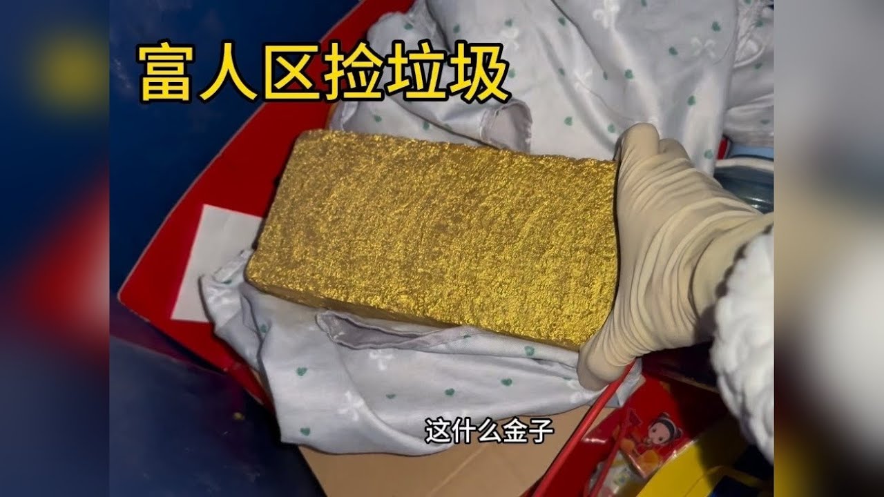 富人区垃圾桶能捡到什么东西？