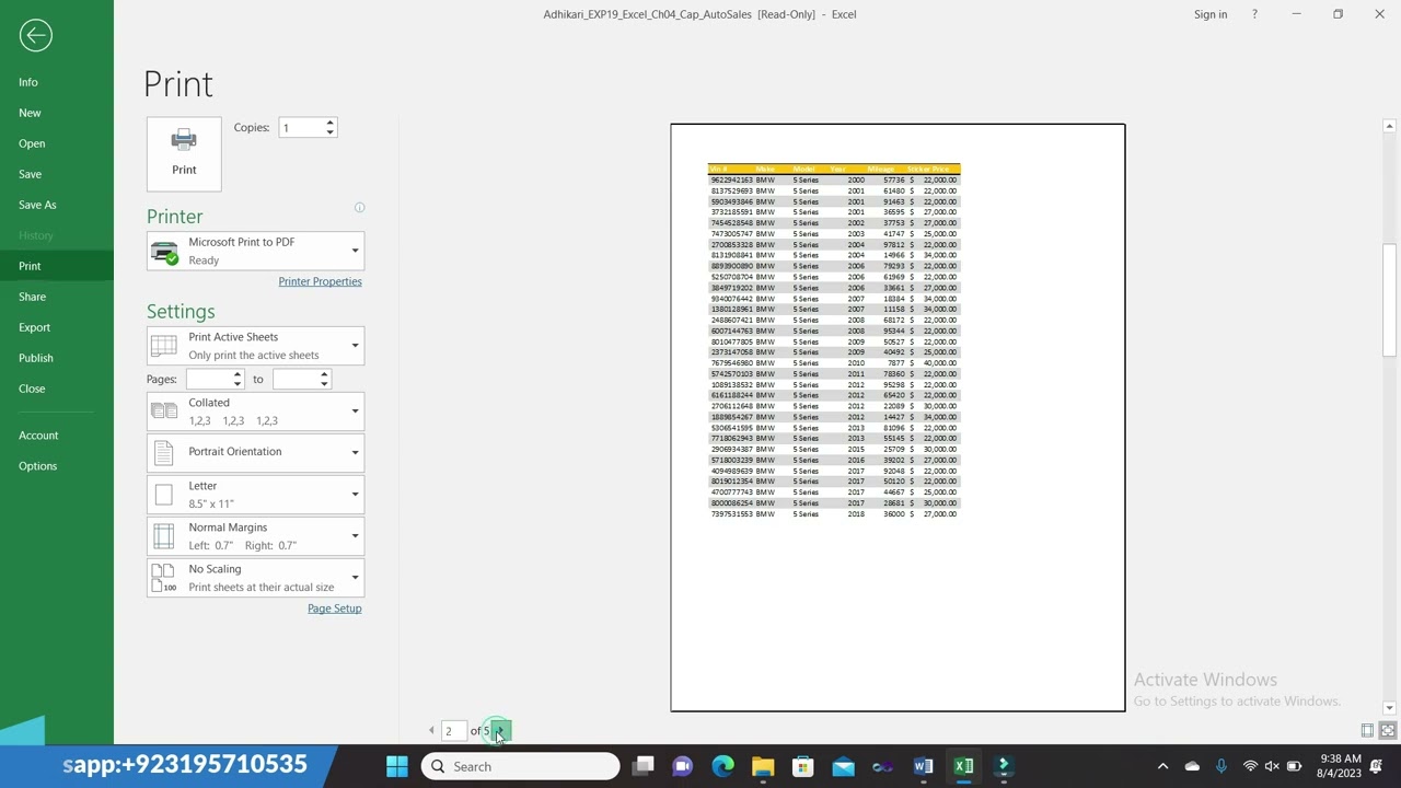 Exp19_Excel_Ch04_CapAssessment_Rockville_Auto_Sales | Chapter 04 CapAssessment Rockville Auto Sales