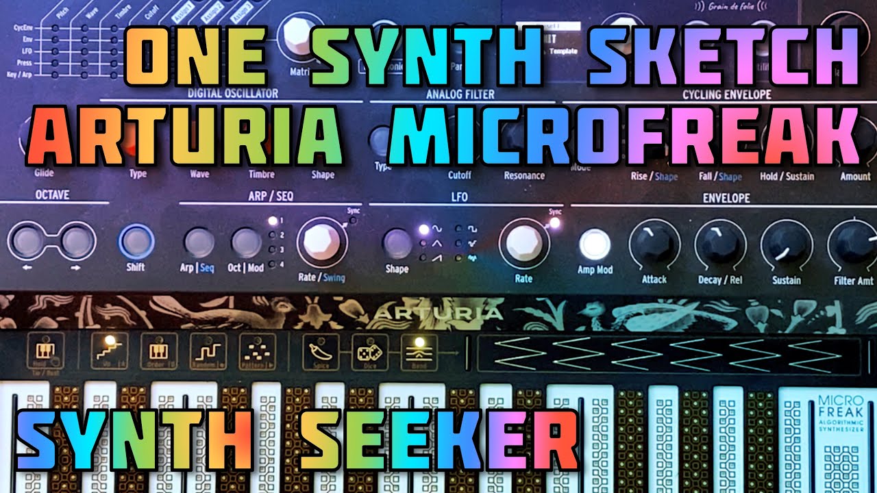 Один синт | Arturia Microfreak | Берлинская школьная зарисовка