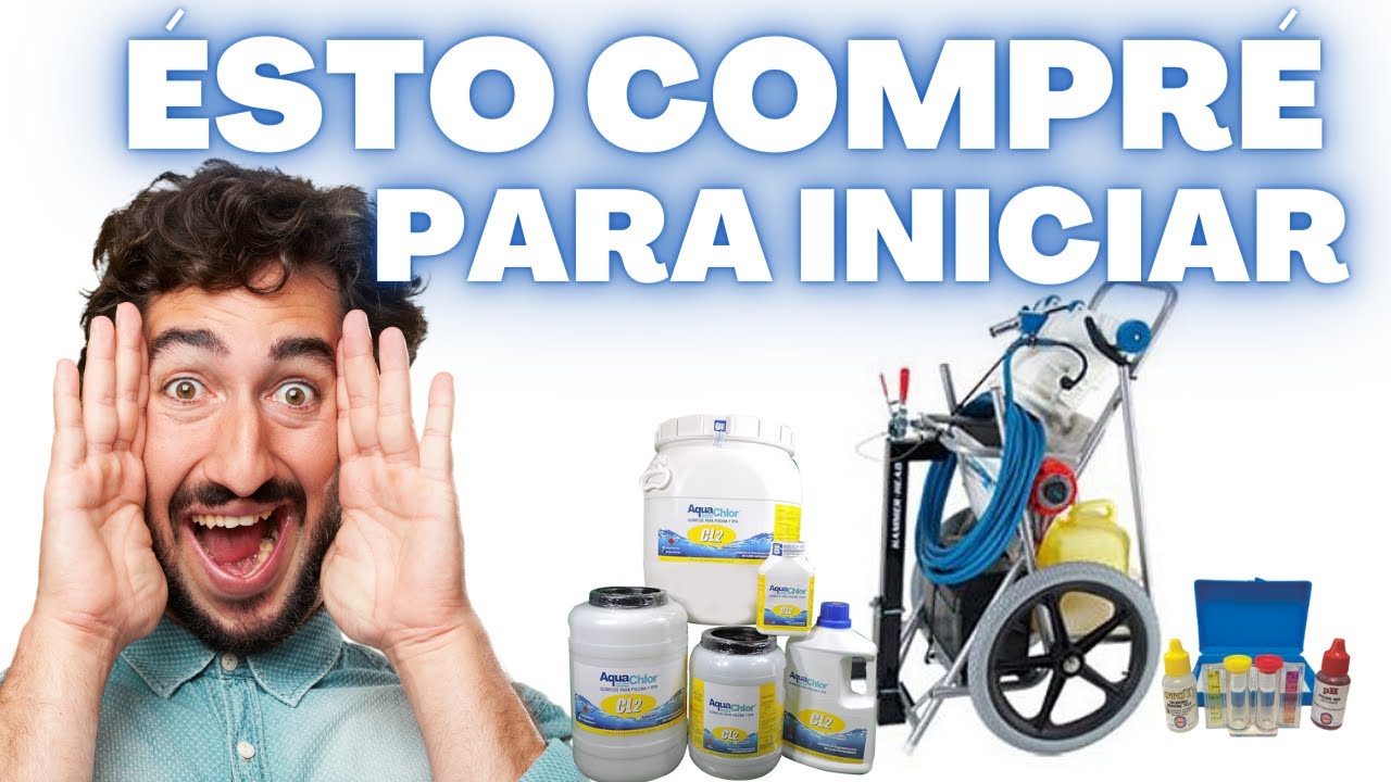 💰 Las 6 COSAS que necesitas para empezar tu NEGOCIO de LIMPIEZA de PISCINAS