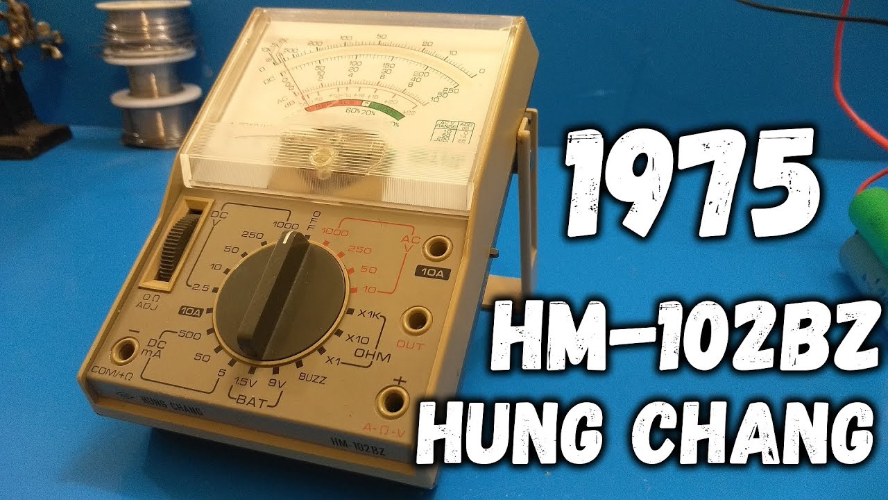 ОФИГЕННЫЙ мультиметр 1975 года / HUNG CHANG HM-102BZ