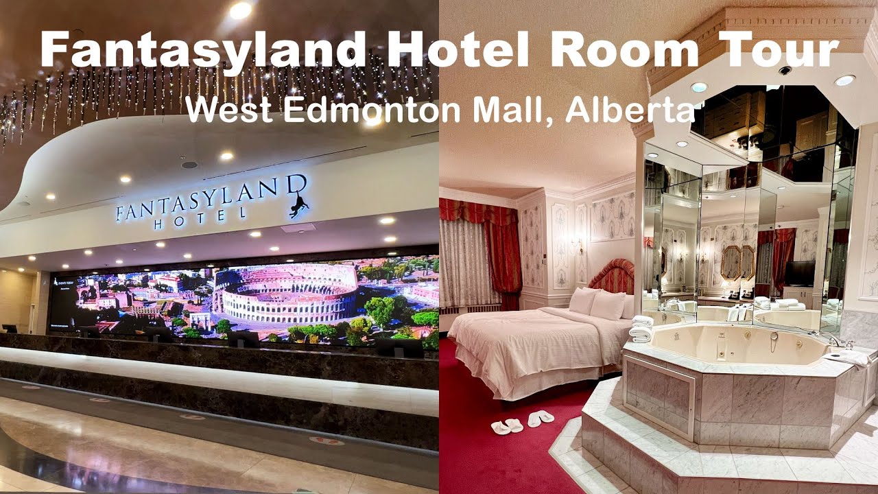 🇨🇦Fantasyland Hotel Theme Rooms | Imperial  Room Tour and Review | West Edmonton Mall Alberta Canada