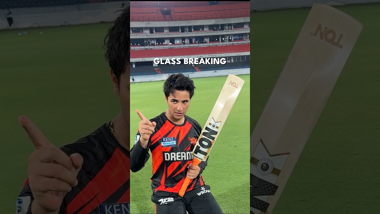 Records, bats, or even glass &mdash; Abhi spares nothing and no one! 🔥💥#PlayWithFire | #shorts