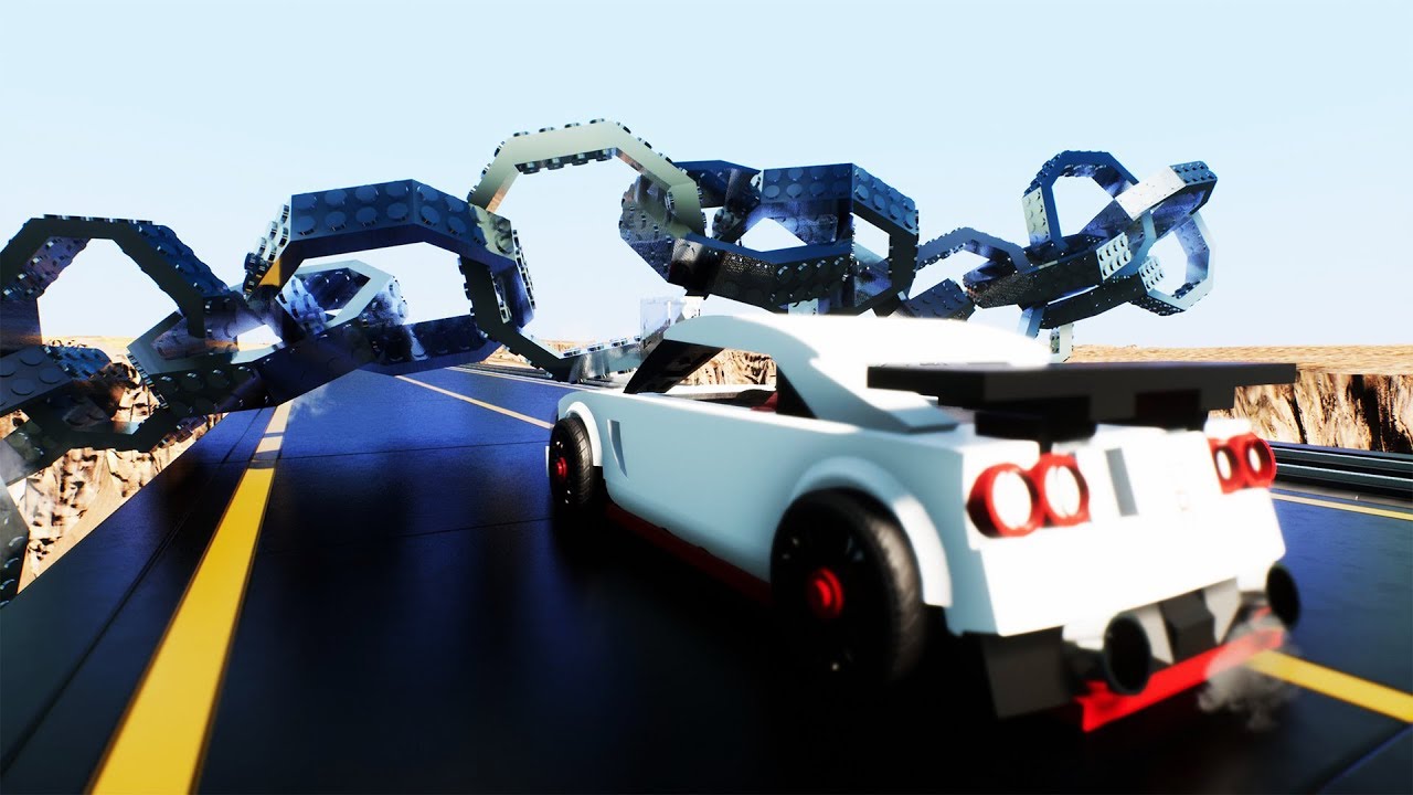 Lego Metal Chain Crashes | Brick Rigs
