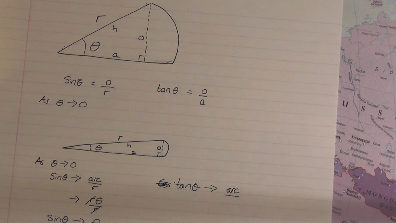 Year 13 Small Angles in rads Proof