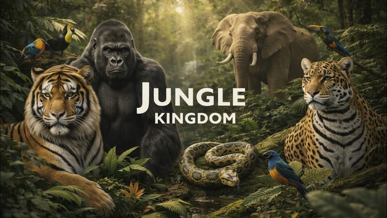 Inside the Jungle Kingdom | Real Wildlife & Untamed Nature in 4K