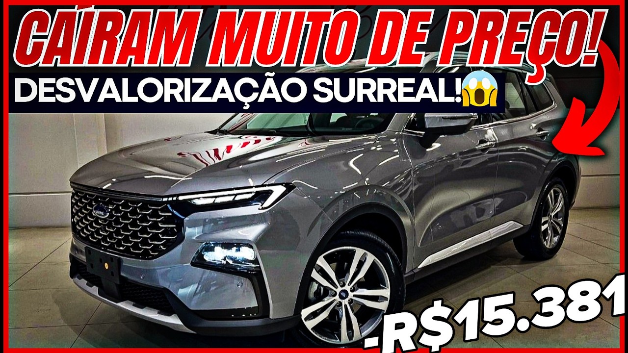 7 SUVS MAIS DESVALORIZADOS em 2025 NO BRASIL- CARROS QUE DESPENCARAM NA FIPE! Atenção 🚨