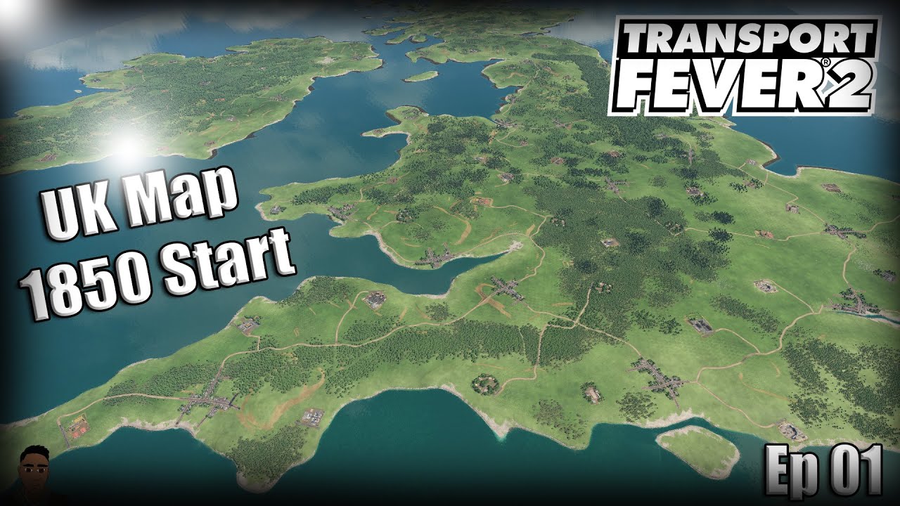 Transport Fever 2- Spring Update|UK MAP|Ep1 - 1850 Start(Medium)