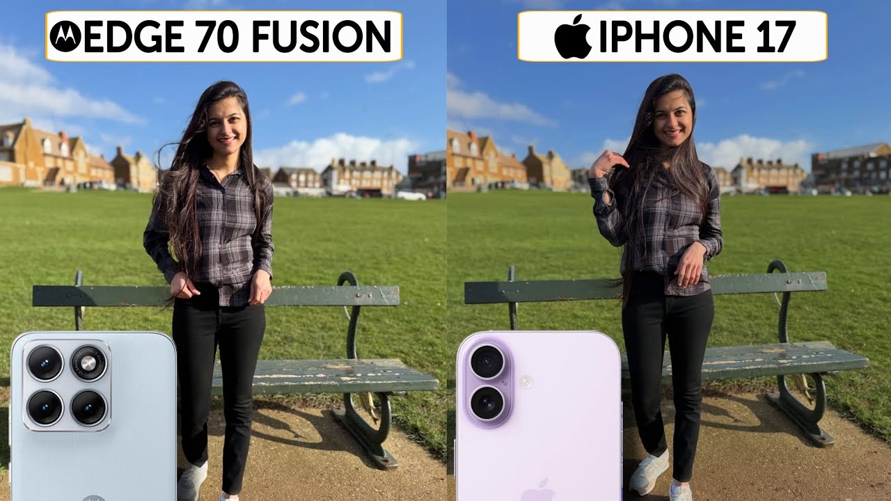 Motorola Edge 70 Fusion Vs iPhone 17 Camera Test Comparison 