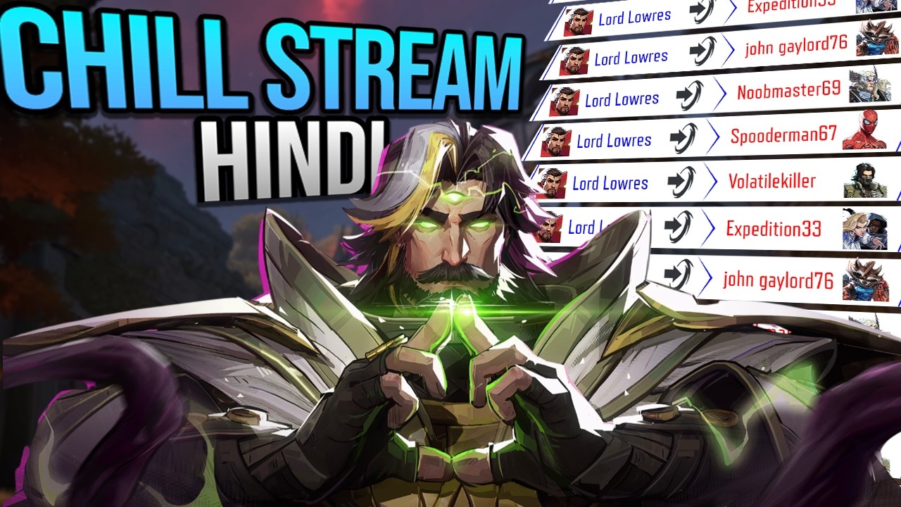 🔴Live - Marvel Rivals Tank Main Stream | Marvel Rivals Live (Hindi) | Solo Tank & Crashouts
