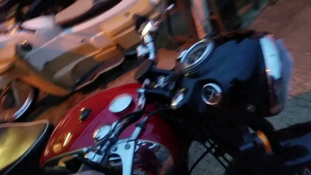 1957 BSA A7 500cc at Andy Tiernans #09441BSA