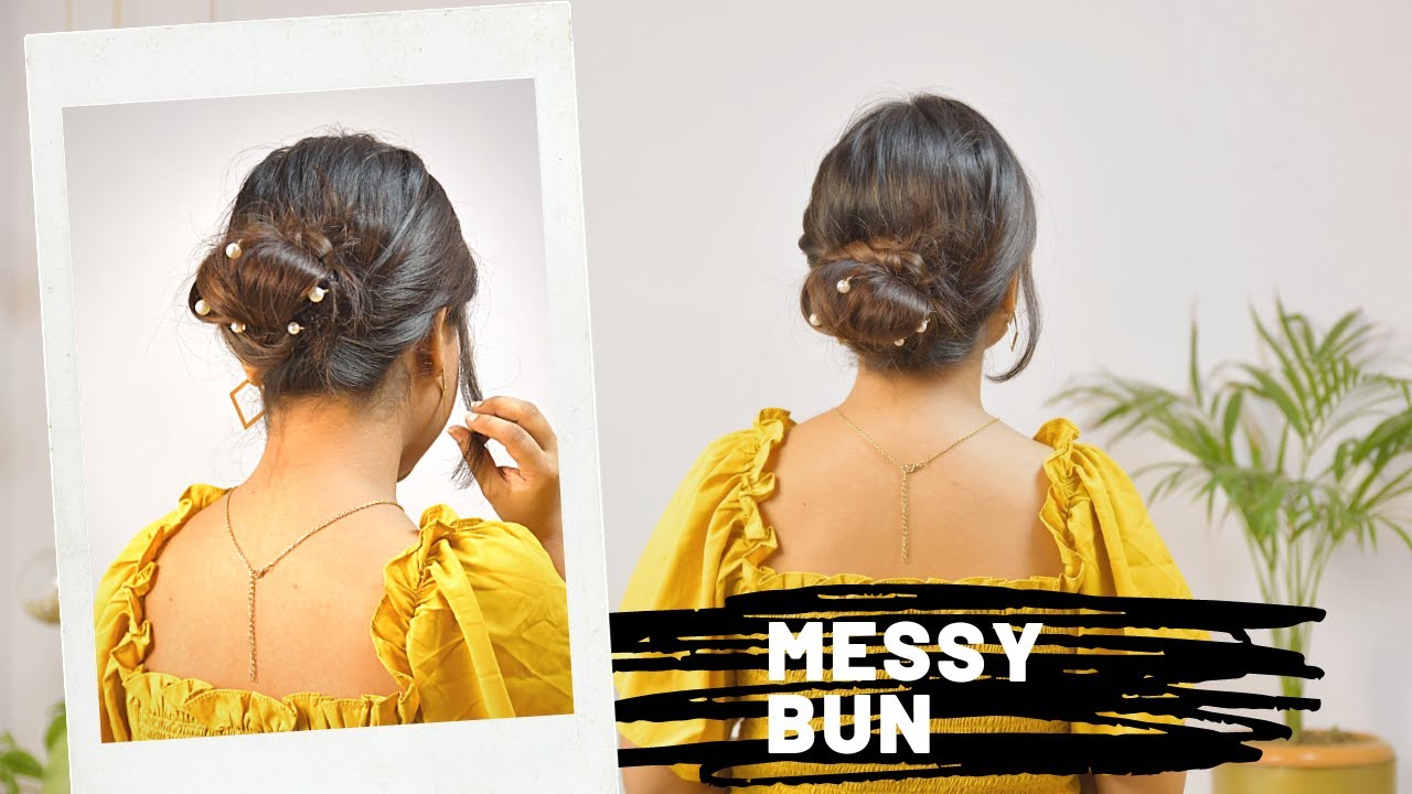Easy Messy Bun|Step By Step|Beautybook By Asmita