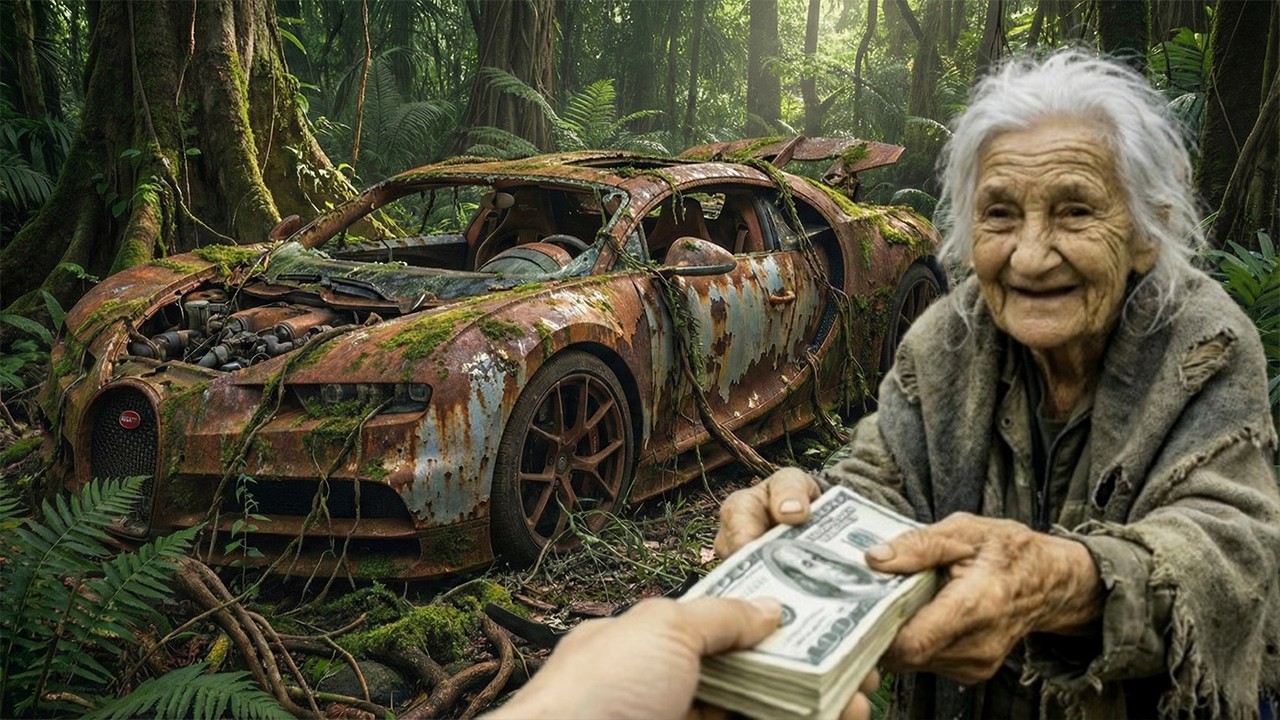 I Bought Bugatti Chiron for ONLY $999! Grandma Sold Me His Abandoned Supercar | ASMR Car Restoration