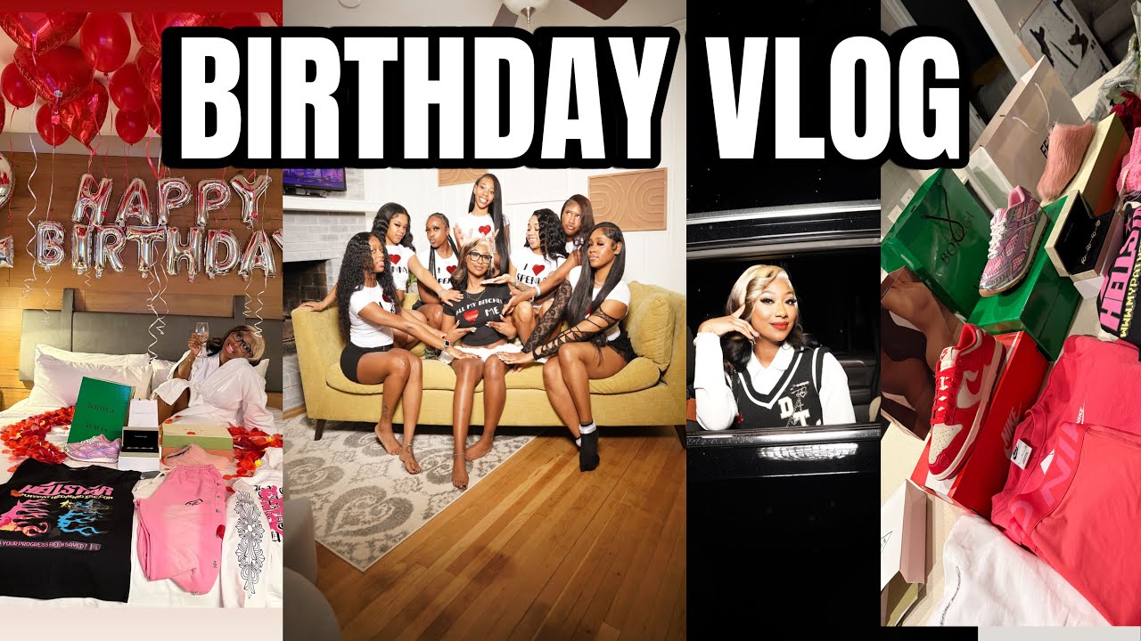 BIRTHDAY VLOG | grwm for club , gifts , and a BIG Surprise !