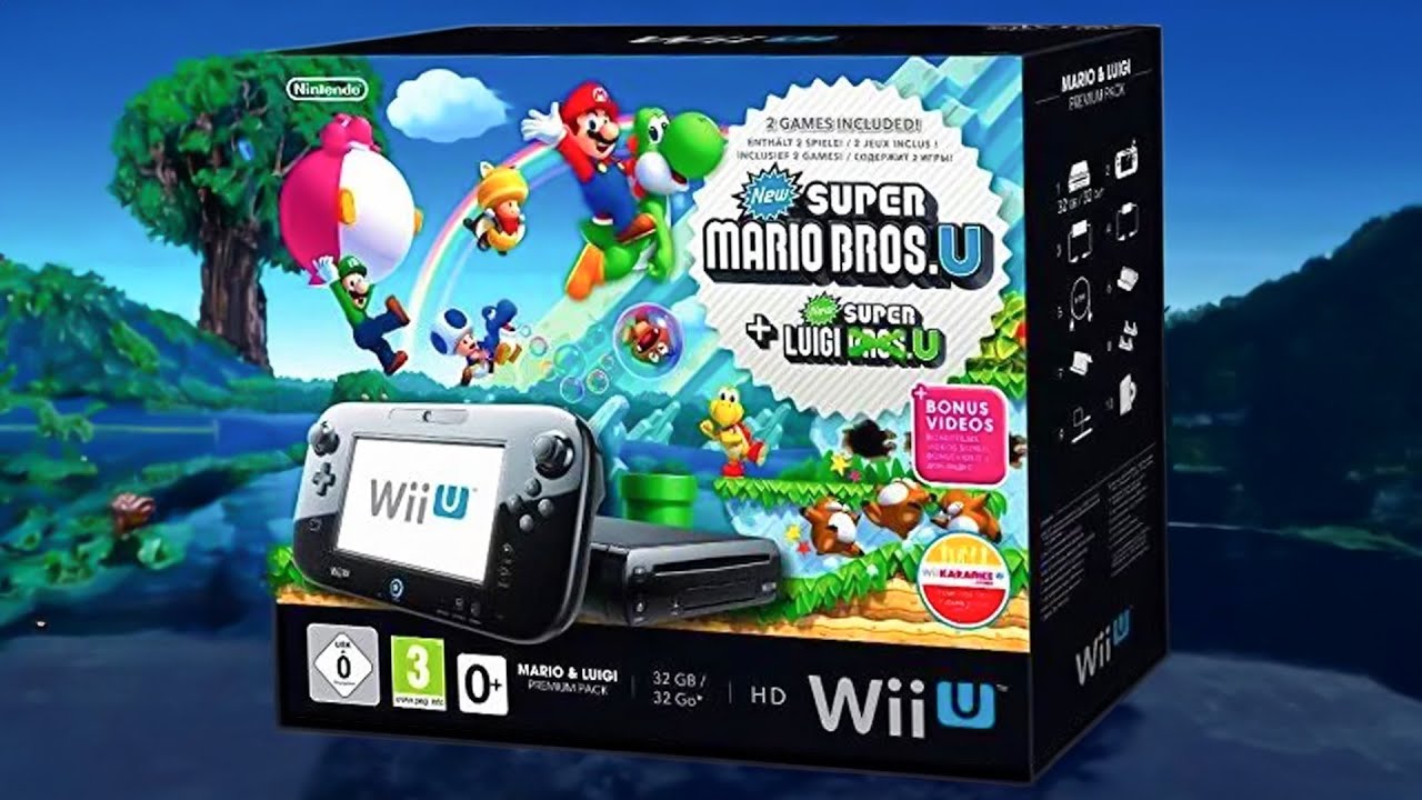 Wii U Mario & Luigi Premium Pack 📦 POLSKI UNBOXING I PREZENTACJA KONSOLI