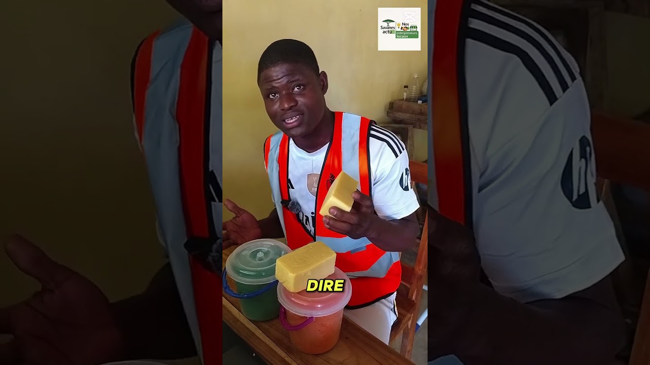 À la découverte d'une entreprise de fabrication de savon à Kara
