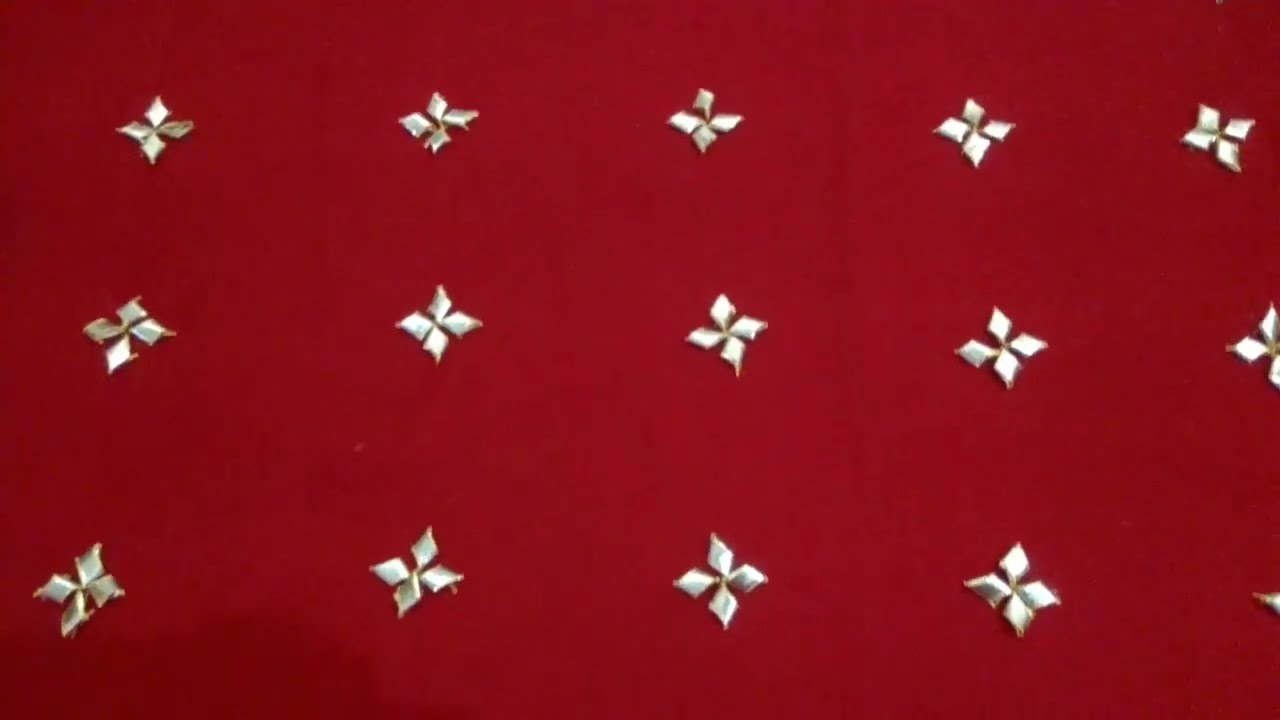 Gota Patti | Gota Patti work | Gota Patti saree | Gota Patti design