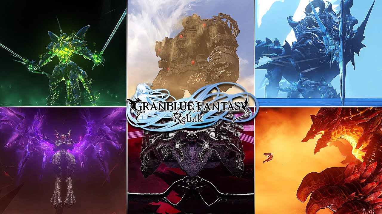 Every Primeval God / Primal Beast First Scene in Granblue Fantasy Relink