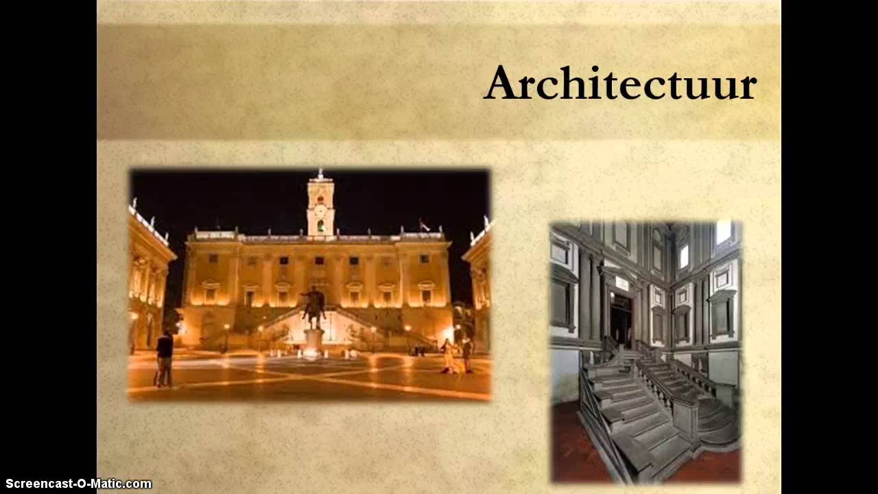 Maniërisme: Architectuur en Schilderkunst.